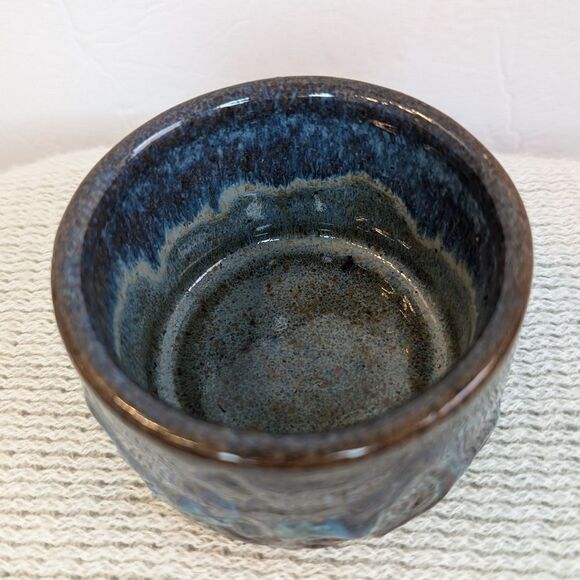 Glazed Stoneware Pottery Bowl Trinket Dish - Picture 7 of 10